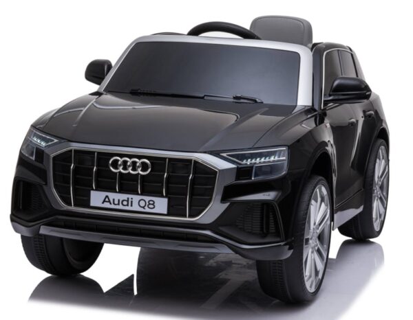 Audi Q8 Quattro Zwart - 1 persoons - Licentie Audi - Veel details incl. softstart