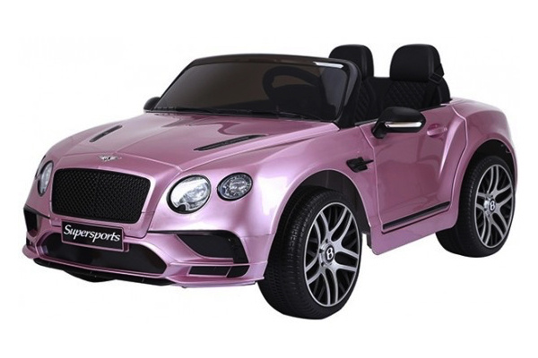 Bentley Supersports, 2 zitter elektrische kinderauto, rubberen banden en meer!