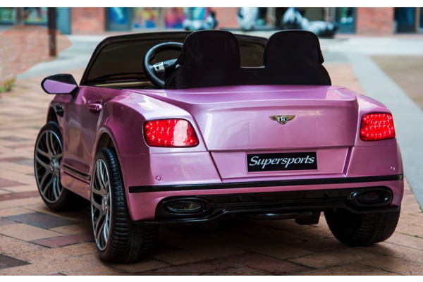 Bentley Supersports, 2 zitter elektrische kinderauto, rubberen banden en meer! - Afbeelding 3