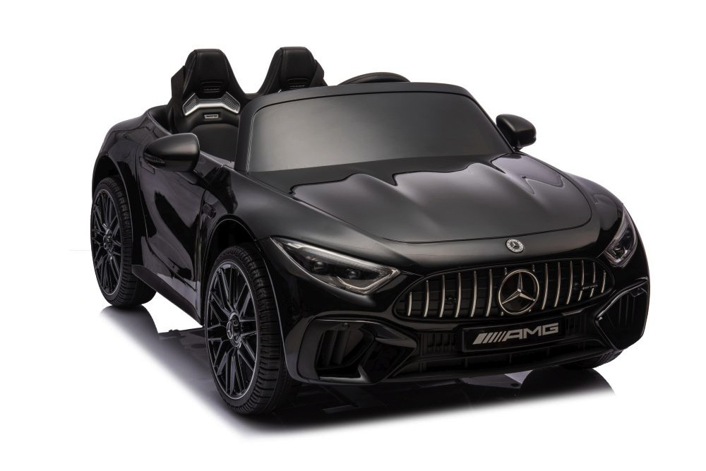 Mercedes Benz SL63 AMG, 12 volt Kinder Accu Auto, rubberen banden, leder zitje en meer! - Afbeelding 2