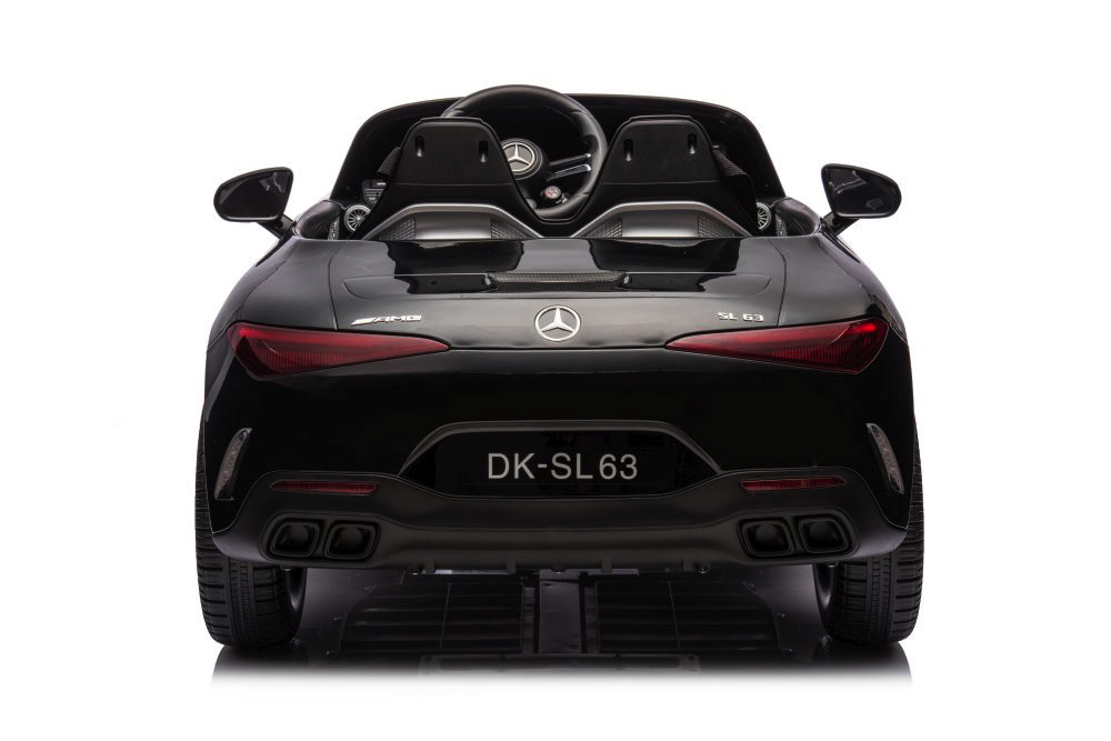 Mercedes Benz SL63 AMG, 12 volt Kinder Accu Auto, rubberen banden, leder zitje en meer! - Afbeelding 5