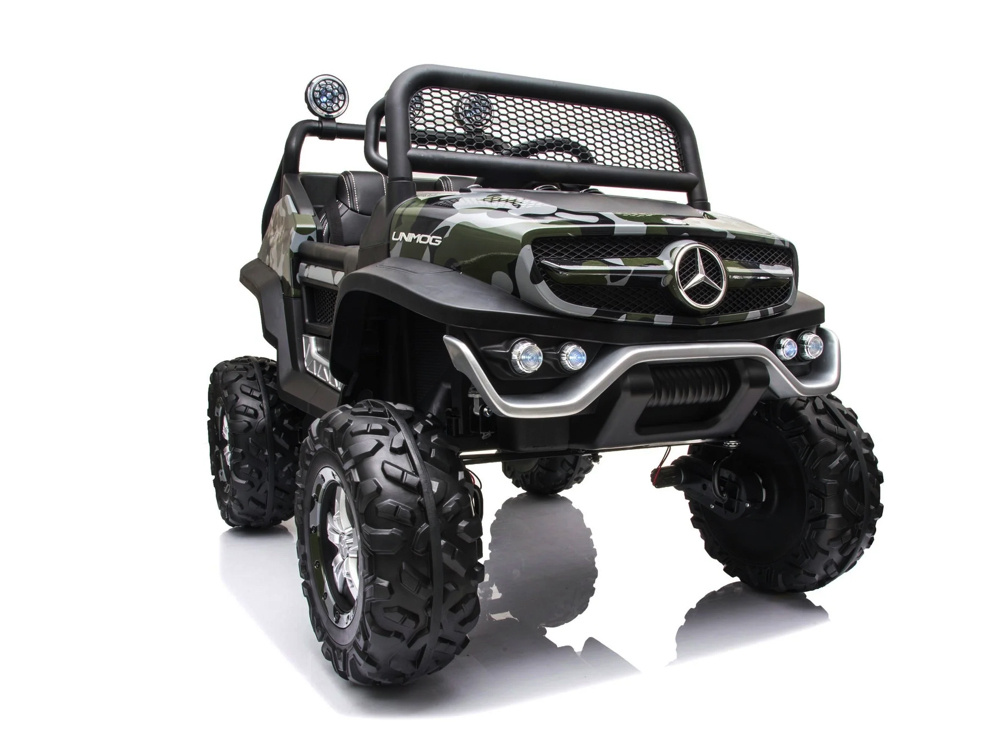 Mercedes-Benz Unimog, 12v kinder accu voertuig, buggy met vele opties - Afbeelding 2