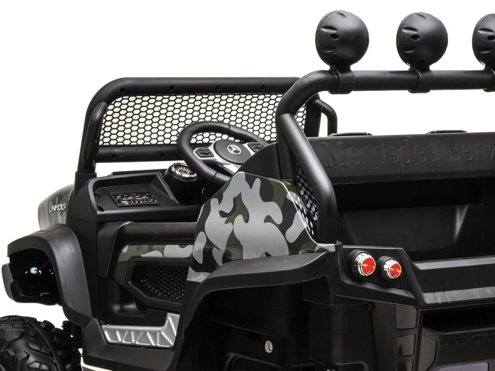 Mercedes-Benz Unimog, 12v kinder accu voertuig, buggy met vele opties - Afbeelding 7