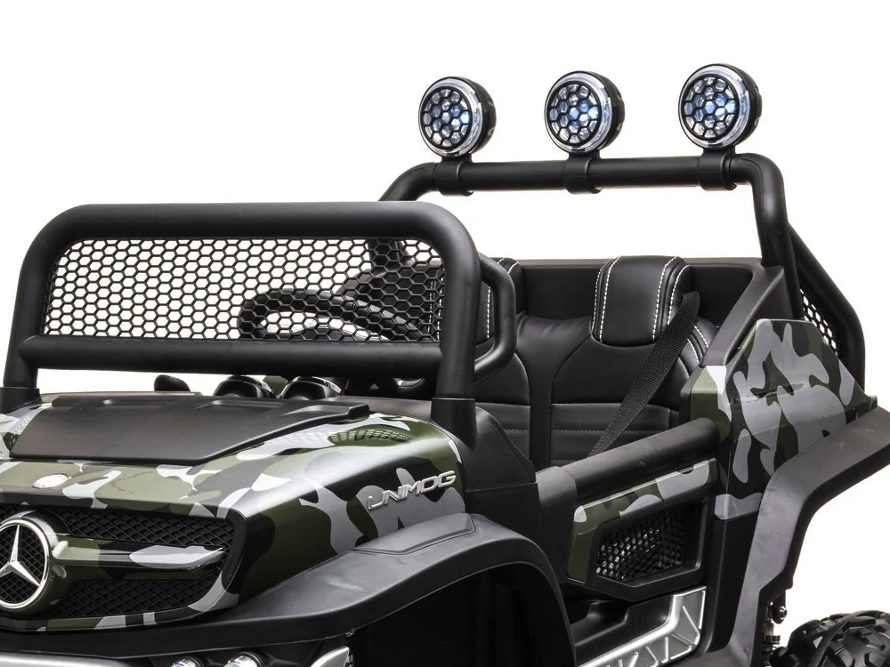 Mercedes-Benz Unimog, 12v kinder accu voertuig, buggy met vele opties - Afbeelding 8