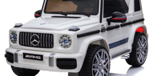 Mercedes G63, 12 volt Kinder Accu Auto, rubberen banden, leder zitje en meer!